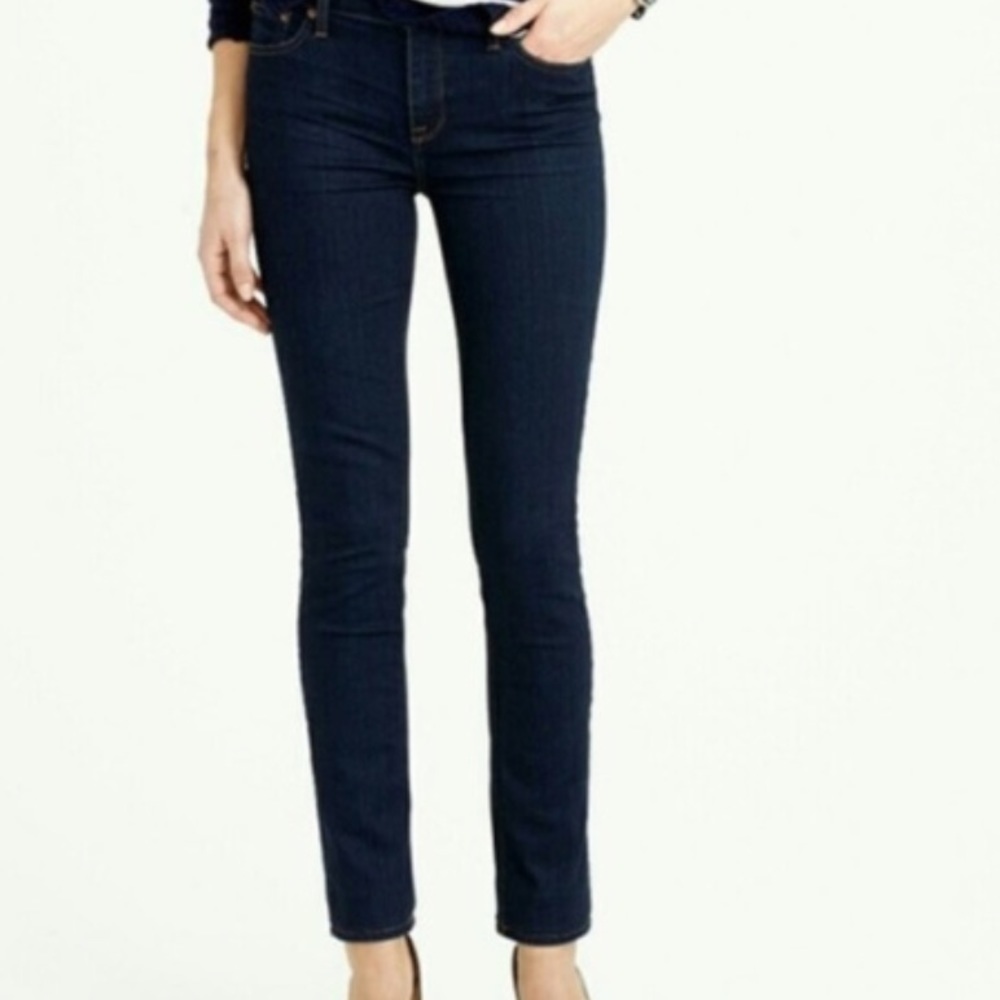 J. CREW NEW Reid Denim Dark Rinse Slim Fit Jeans Size 28 Tall - Picture 14 of 14